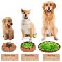 DCTOY Dog Feeding Mats Snuffle Mats, Dog Training Mats Dog Puzzle Toys, Nosework Blanket Pet Snuffle Bowl Cat Snuffle Mat for Cats Dogs,Activity Fun Play Mat for Relieve Stress Restlessness