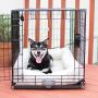 K&H Pet Products Ultra Plush Deluxe Bolster Crate Pad, Fleece.