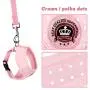 EXPAWLORER Soft Mesh Polka Dots Dog Harness with Matching Leash EXPAWLORER Soft Mesh Polka Dots Dog Harness with Matching Leash