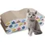 Pet Prime 3PCS Cat Scratcher Cardboard Board 3 Pack Cat Recycle Corrugated Scratching Pad Cat Scratching Lounge Sofa Bed Wave Shape Cat Scratch Pad with Catnip Pet Prime 3PCS Cat Scratcher Cardboard Board 3 Pack Cat Recycle Corrugated Scratching Pad Cat Scratching Lounge Sofa Bed Wave Shape Cat Scratch Pad with Catnip