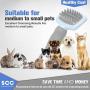 Premium Dog Brush & Curry Grooming Comb very Gentle Soothing and Massaging for Dogs, Cats with Short or Long Hair | Soft Rubber Bristles Shedding/Washing Brush Gently Removes Loose & Shed Fur.