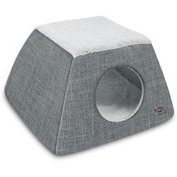 Cat Bed and Cave - with Plush Lining by Best Pet Supplies