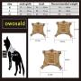 owosald Tactical Dog Holster, Adjustable pet Holster, pet Vest, Military Dog Holster,Medium，XL Velcro Patches for Dog Harness