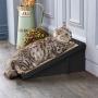 Way Basics Premium Cat Scratcher Incline Wedge Scratchy Ramp Reversible zBoard Lasts 5x Longer Includes Silvervine Organic Super Catnip Available in Multiple Colors