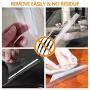 SIEBIRD Cat Scratch Deterrent Tape, 100% Transparent Clear Cat Scratch Furniture Protector with Pins, Flexible Anti-Scratch Cat Training Tape Furniture Scratch Guards, 18'' L X 10'' W & 15'' L X 12'' W