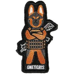OneTigris K9 Patch Dog Morale Patch for Vest Harness Collar Leash (German Shepherd)