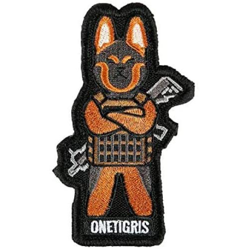 OneTigris K9 Patch Dog Morale Patch for Vest Harness Collar Leash (German Shepherd)