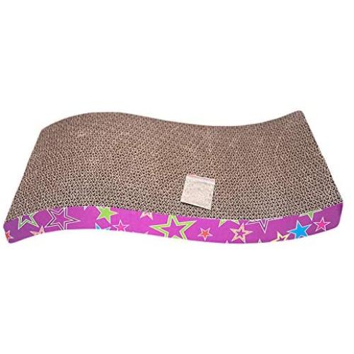 Cat Scratcher Pad with Catnip - Cat Cardboard Scratch Durable Scratching Pad Reversible