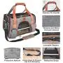 Premium Pet Carrier Airline Approved Soft Sided for Cats and Dogs Portable Cozy Travel Pet Bag, Car Seat Safe Carrier Premium Pet Carrier Airline Approved Soft Sided for Cats and Dogs Portable Cozy Travel Pet Bag, Car Seat Safe Carrier