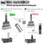 Dog Pooper Scooper, Adjustable Long Handle Rake & Scooper Set, Strong and Sturdy, Rust-Proof Metal Poop Scooper Perfect for Lawns & Gravel, Great for Small to Large Dogs
