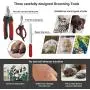 Dog Nail Clippers and Trimmer Set, Anipaw Stainless Steel Non Slip Handles & Razor Sharp Blades, Safety Guard to Avoid Over-Cutting, Grooming Tool for All Small Large Pets, Free Nail File Dog Nail Clippers and Trimmer Set, Anipaw Stainless Steel Non Slip Handles & Razor Sharp Blades, Safety Guard to Avoid Over-Cutting, Grooming Tool for All Small Large Pets, Free Nail File