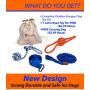 Fenidog Outdoor Bungee Hanging Dog Toy, Interactive Tether Tug Toy for Pitbull & Small to Large Dogs, Ideal for Exercise & Solo Play, Play Tug War, Extra Durable & Safe with 2 Chew Rope Toys