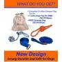 Fenidog Outdoor Bungee Hanging Dog Toy, Interactive Tether Tug Toy for Pitbull & Small to Large Dogs, Ideal for Exercise & Solo Play, Play Tug War, Extra Durable & Safe with 2 Chew Rope Toys