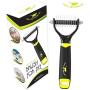 Pet Undercoat Rake Safe Grooming & Deshedding Brush et Grooming Brush for Dogs and Cats with Short to Long Hair, Tangles, Loose Hair Shedding Grooming Tools Massages Particle Improves Circulation