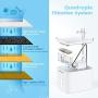 IOKHEIRA Cat Water Fountain,Updated 84oz/3L Automatic Ultra-Quiet Pet Fountain Dog Water Dispenser with Quadruple-Action Filter for Cats, Dogs, Other Pets