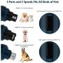Slopehill Dog Nail Grinder, Professional 2-Speed Electric Rechargeable Dog Nail Trimmer Painless Paws Grooming & Smoothing Claw Grinder for Small Medium Large Dogs & Cats