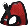 The Worthy Dog Step-in Sidekick Harness with Padded Mesh Velcro Adjustable, Outdoor, Easy Walk Vest Fits Small, Medium and Large Dogs-Red Color
