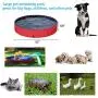 OSCREE Dog Pools for Large Dogs 63 Inch Foldable Dog Pool Portable pet Swimming Pool for Large Dogs OSCREE Dog Pools for Large Dogs 63 Inch Foldable Dog Pool Portable pet Swimming Pool for Large Dogs