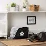 Bone Dry Pet Storage Collection Collapsible Bin, Medium Rectangle, Black Bone Dry Pet Storage Collection Collapsible Bin, Medium Rectangle, Black