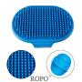 Dog grooming brush + pet grooming comb rake, ROPO pet shampoo brush, brush soothing massage rubber comb Double-sided pet grooming comb for removing tangles and mats 2+1pcs