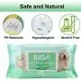 Deodorizing Hypoallergenic Pet Wipes with Fragrance Free Natural Organic for Cleaning Face Butt Eyes Ears Paws Teeth 100ct per Pack Deodorizing Hypoallergenic Pet Wipes with Fragrance Free Natural Organic for Cleaning Face Butt Eyes Ears Paws Teeth 100ct per Pack