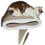 Premium Cat Scratcher Lounge Bed - White Acrylic