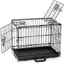 Precision Pet 2-Door ProValu2 Crate - Black - 19'' x 12'' x 14''