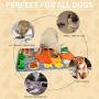WZ PET Snuffle Mat for Small Large Dogs,Nosework Training Dog Slow Feeding Mat,Interactive Pet Puzzle Toys Encourage Natural Foraging Skills,Stress Release,Machine Washable Anti-Slip