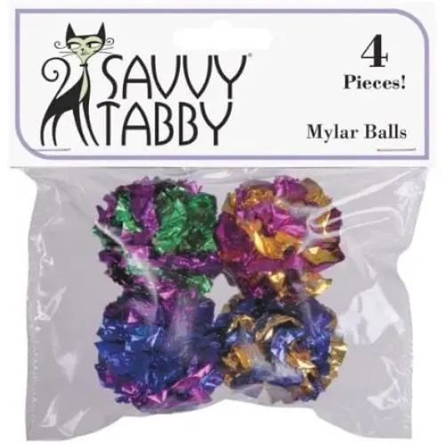 Cat Toys 4pc Assorted Colorful Furry Mice Mylar Lattice Balls Stripe Choose Pack Cat Toys 4pc Assorted Colorful Furry Mice Mylar Lattice Balls Stripe Choose Pack