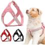 LLOVELYY Puppy Dog Harness Rhinestone Pet Cat Vest Harnesses For Small Medium Dogs