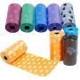 IxchelTee 15 Pcs Roll Waste Bags Convenient Helath Pet Dog Poop Bag With Printing Doggy Pick Up Pooper Home - Earphone Table White Cloth Deodorizer Adapters Rabbit Soft Attic Rack Cabl