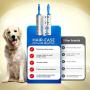 Hair-Ease Pet Hair Removal– Patent Pending Design – Pet Hair Remover - for Clothing, Furniture, Vehicles – 4 Pack (Round Wand, Triangle Wand, 2 Round Refills)