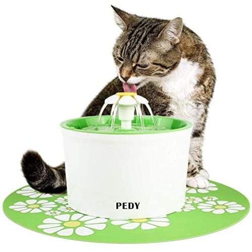 pedy Cat Water Fountain, 1.6L Automatic Flower Water Fountain, Pet Water Fountain for Cats and Dogs with Carbon Filter pedy Cat Water Fountain, 1.6L Automatic Flower Water Fountain, Pet Water Fountain for Cats and Dogs with Carbon Filter