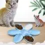 ocijf179 Pet Bowl Creative Cat Food Utensils Petal Multi-Cell Kitten Bowl PP Pet Feeder Supply - Blue ocijf179 Pet Bowl Creative Cat Food Utensils Petal Multi-Cell Kitten Bowl PP Pet Feeder Supply - Blue