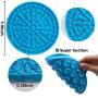 GAGILAND Silicone Dog Lick Mat Slow Feeder Dog Distraction Lick Pad with Suction Licking Buddy for Dogs Bathing, Grooming, Anxiety