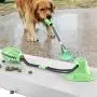 WLHOPE Dog Chew Toys for Aggressive Chewers Medium Large Breed Suction Cup Interactive Puzzle Tug of War Pull Toy Puppy Teeth Cleaning (Green) WLHOPE Dog Chew Toys for Aggressive Chewers Medium Large Breed Suction Cup Interactive Puzzle Tug of War Pull Toy Puppy Teeth Cleaning (Green)