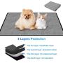 WIOR Washable Pee Pads for Dogs Extra Large, Pee Peep Pads for Dogs, 55 X 39 Dog Pee Pads XL, Non Slip Fast Absorbing Breathable and Comfortable for Housebreaking, Playpen, Crate, Kennel