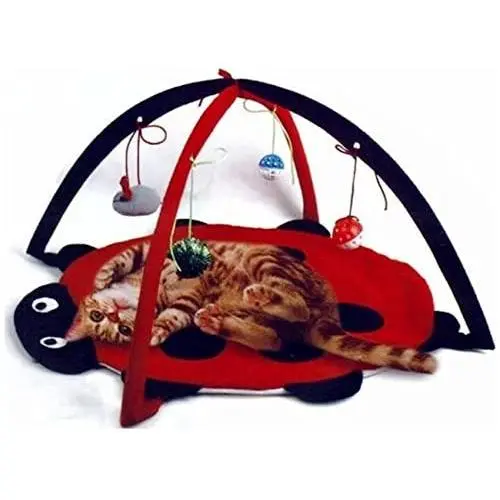 Petty Love House Cat Activity Center with Hanging Toy Balls, Mice More - Helps Cats Get Exercise Stay Active Best Cat Toys on Amazon Petty Love House Cat Activity Center with Hanging Toy Balls, Mice More - Helps Cats Get Exercise Stay Active Best Cat Toys on Amazon