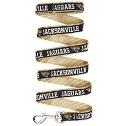 PREMIUM PET LEASHES - NFL JACKSONVILLE JAGUARS Pet Leash, SIZE: Medium, Great For Cats & Dogs