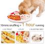 N/G Pet Snuffle Mat for Dogs,Nosework Blanket Feeding Training Mat,Pizza Shape Sniffing Mats,Pet Treat Interactive Puzzle Dispenser Toys,Pet Activity/Bed Mat,Encourages Foraging Skills 20x20 inch