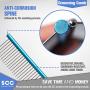 Premium Dog Comb for Easily Removes Tangles and Knots. Cat Comb for Removing Matted Fur. Best double-sided stainless steel Pet Grooming Tool, available in 2 different sizes, for Short or Long Hair.