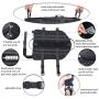 Hanshengday Tactical Dog Vest Training Molle Harness-Tactical Dog Backpack-Pet Tactical -Vest Military Working Harness for Large Dog