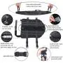 Hanshengday Tactical Dog Vest Training Molle Harness-Tactical Dog Backpack-Pet Tactical -Vest Military Working Harness for Large Dog Hanshengday Tactical Dog Vest Training Molle Harness-Tactical Dog Backpack-Pet Tactical -Vest Military Working Harness for Large Dog