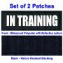 Just 4 Paws Reflective Patches Hook Backing-Service Dog, Emotional Support, Therapy Dog, in Training, Do Not Pet, Best Friend, for Animal Vest & Harnesses