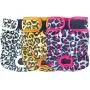 Leekalos Reusable Washable Dog Diapers Female (3 Pack) - Highly Absorbent Doggie Diapers - Size Adjustable Puppy Diapers for Dog Period Panties