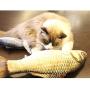 Hiidocat Fish Catnip Toys,Cat Chew Pillow Bite Resistant Catnip 3D Simulated Artificial Fish for Pets Kitten,Puppy,Cats,Refillable Catnip Fish Cat Toys Fish Flop Cat Toy Interactive for Indoor Cats