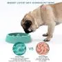 Dimgogo Slow Feeder Dog Bowls, Dog Food Bowl Slow Eating Dog Bowl Interactive Bloat Stop Dog Bowls Non Slip Puzzle Bowl Preventing Choking Healthy Dogs Cats Bowl Come with Free Puppy Dog Chew Toys Dimgogo Slow Feeder Dog Bowls, Dog Food Bowl Slow Eating Dog Bowl Interactive Bloat Stop Dog Bowls Non Slip Puzzle Bowl Preventing Choking Healthy Dogs Cats Bowl Come with Free Puppy Dog Chew Toys