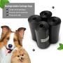 HaoDeng Dog Poop Bags, Extra Thick and Strong Poop Bags for Dogs, Guaranteed Leak-Proof, 15 Doggy Bags Per Roll, Each Dog Poop Bag Measures 9 x 13 Inches, 4 Rolls, 60 Bags