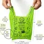 Compostable Dog Poop Bag, Pet Waste Bags with Easy-Tie Handles. Biodegradable Poop Bags for Dogs. Unscented, Premium Thickness, Leak-Proof. Highest Rated ASTM D6400. Pet Supplies Support Doggie Rescue