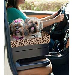 Pet Gear Booster Seat for Dogs/Cats, Removable Washable Comfort Pillow + Liner, Safety Tethers Included, Installs in Seconds, No Tools Required